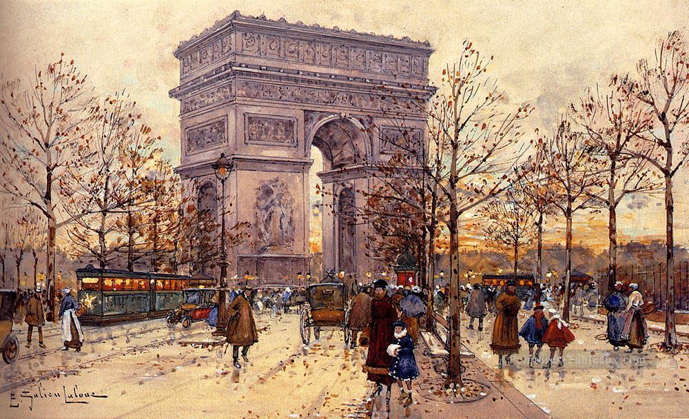 Arc De Triomphe Parisien Eugene Galien Laloue Peintures à l'huile